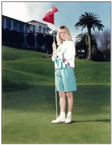 Dena Betti, golfer at the University of San Francisco. Olympic Club.