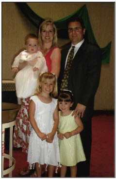 Dena Betti, family of five.