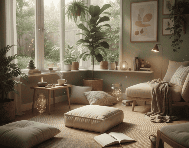 Designing a Comfort Corner for Reflection and Rest
